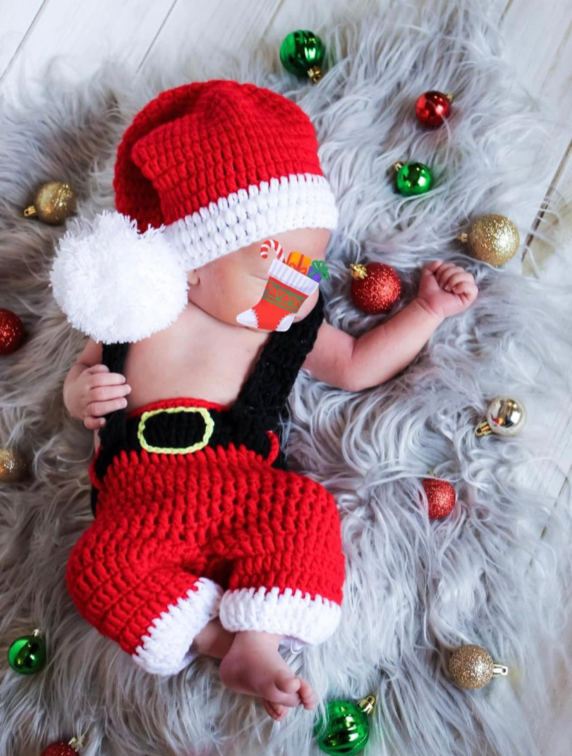 Bebé recién nacido - Traje de Papá Noel - Regalo de Navidad perfecto para bebés