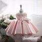 Little Girl Gorgeous Pearl Dress Pink or White - First Birthday Party Flower Girl Wedding Party Dress - TinySweetPeaBoutique