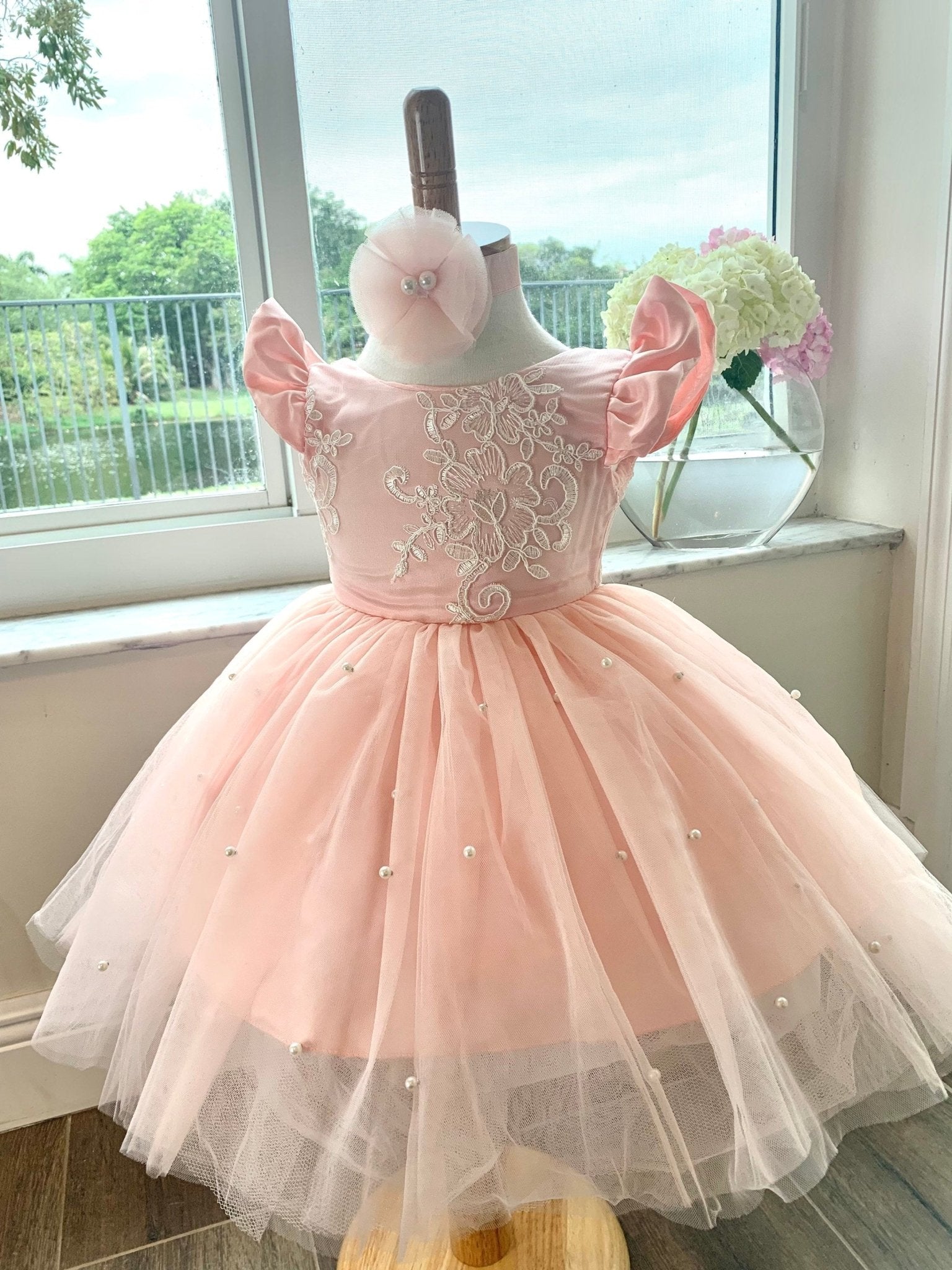 Lovely Baby Girl Tutu Dress Pink - TinySweetPeaBoutique