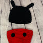 Newborn Baby Lady Bug Crochet Costume - Handmade with Love - TinySweetPeaBoutique