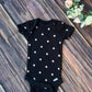 Preemie Baby Girl Polkadots Bodysuit - TinySweetPeaBoutique