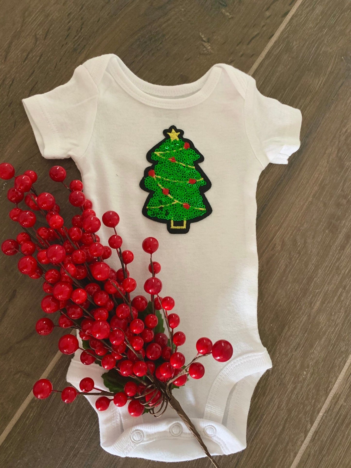 Preemie Christmas Bodysuit - TinySweetPeaBoutique